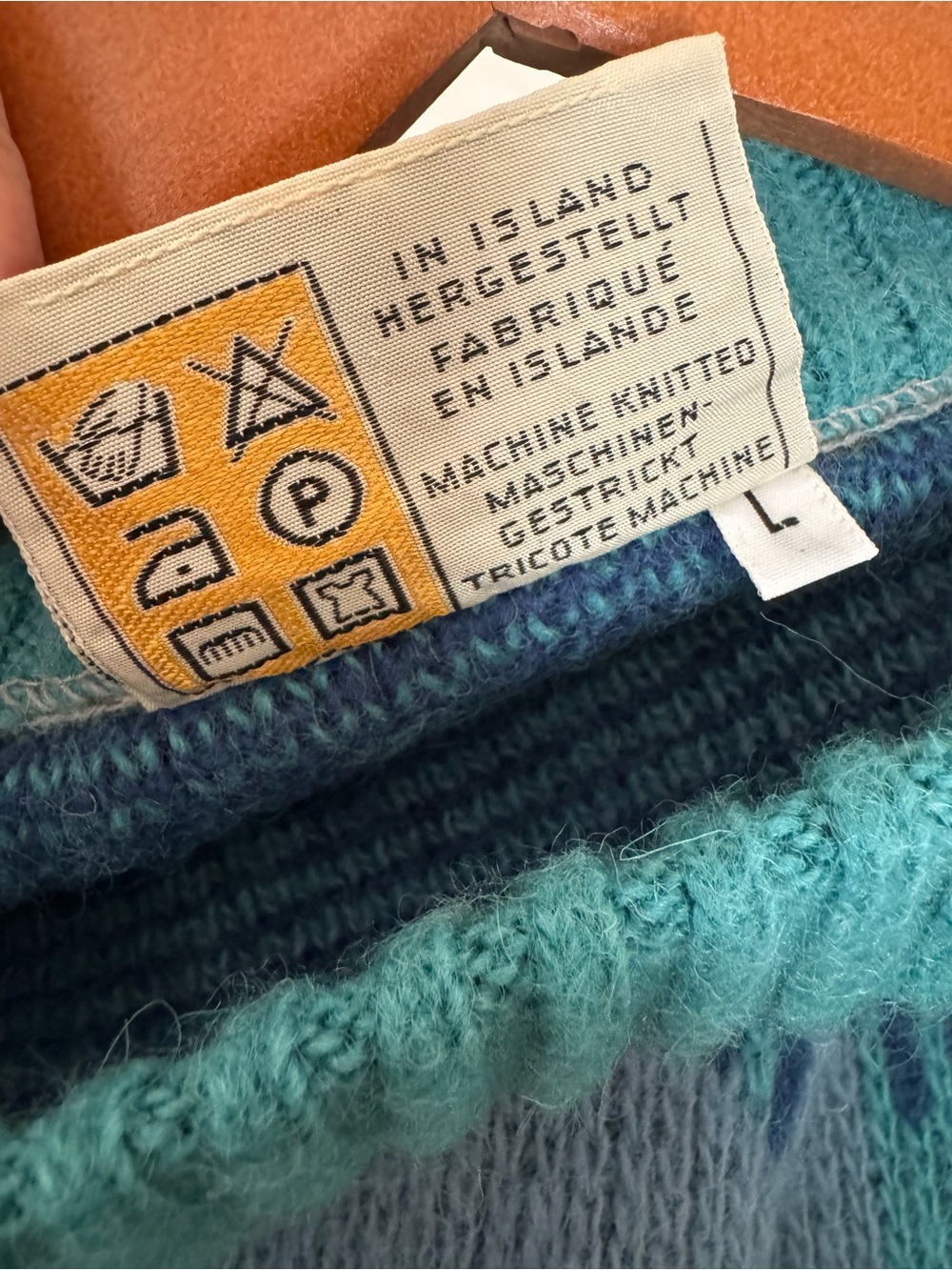 Vintage Icewear 100% Pure New Wool Sweater Iceland Large - Picture 3 of 16